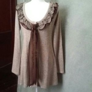 Sacred Threads long top/short dress. Size S